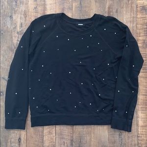 Monrow Studded Sweatshirt
